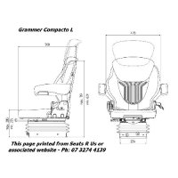 Grammer Compacto L Seat for Visual Reference