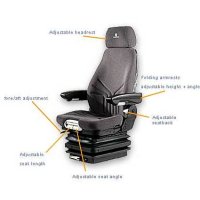 Actimo M Seat by Grammer with Built-In Seat Belt Switch