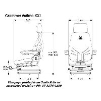 Grammer MSG97AL Actimo Pod Seat