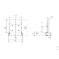 Flip-Up Seat Illustration