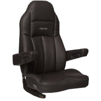 Seats Inc Legacy Silver Heavy Duty Wide Base 